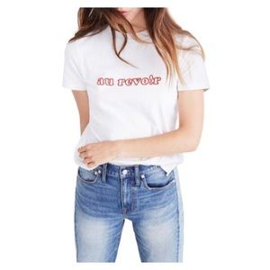 NEVER WORN Madewell Au Revoir Top